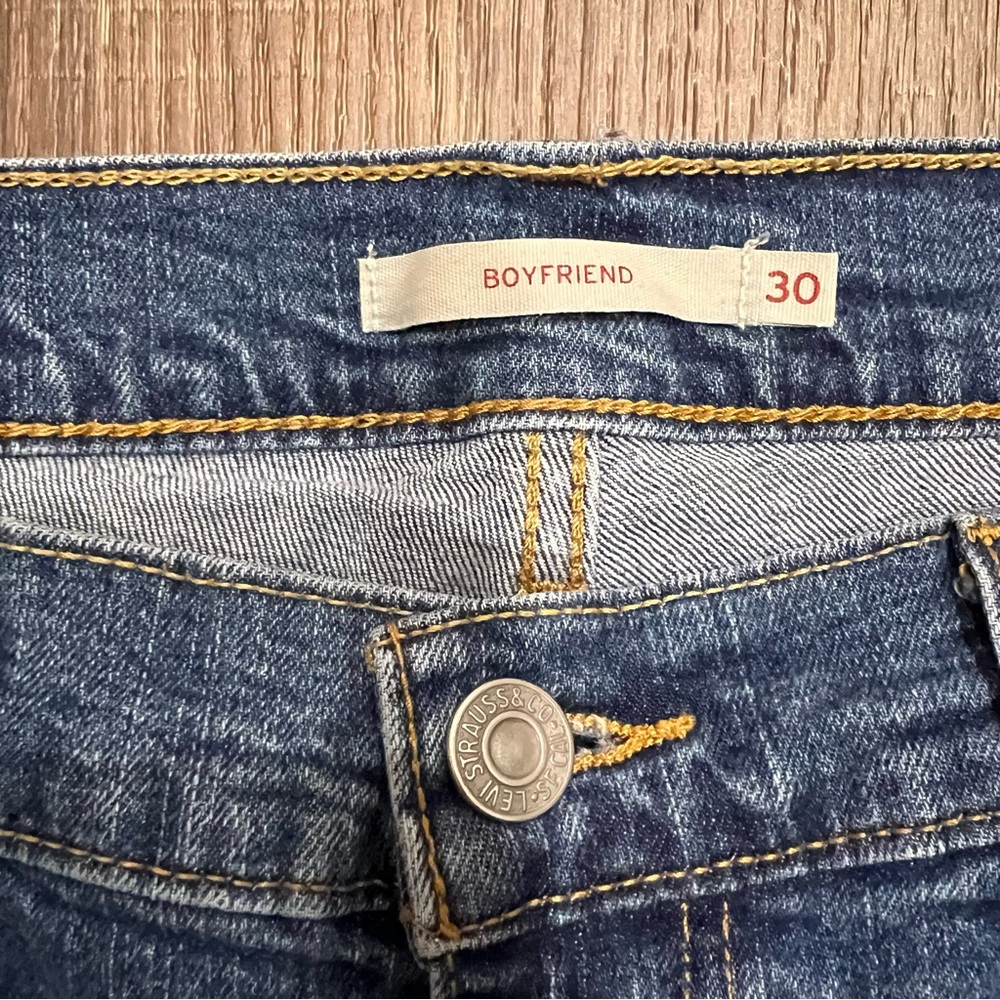 Levi Boyfriend Jeans Rare Blank tag - Picture 4 of 11